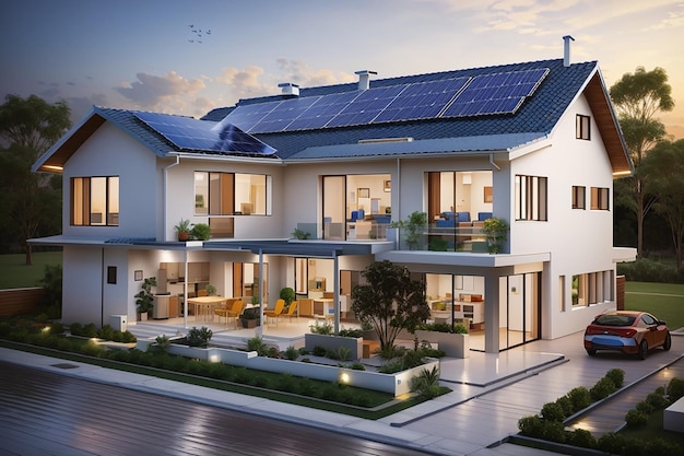 Przełomowe Technologie Ekologiczne: Dom Inteligentny zasilany Energią Słoneczną